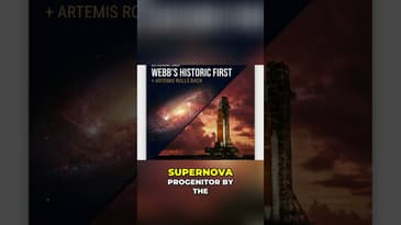 Webb Telescope Detects Hidden Supernova Progenitor Star #shorts