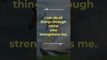 I Can Do All Things Through Christ Who Strengthens Me - Philippians 4:13 - #shorts by Robert Woeger