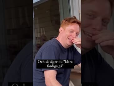 Jag sa klara färdiga gå innan tagning