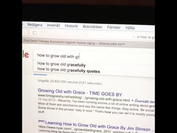 How to grow old gracefully