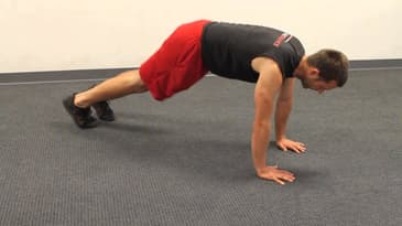 Push Up Side to Side Jump - Advanced