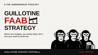 Shrewdness Guillotine Fantasy Football:  Guillotine FAAB Strategy