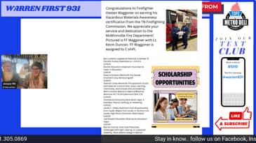 Warren First 931 January 9th