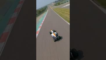 Pure V8 bliss: Red Bull’s RB8 F1 car on the Indian GP Buddh International Circuit