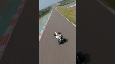 Pure V8 bliss: Red Bull’s RB8 F1 car on the Indian GP Buddh International Circuit