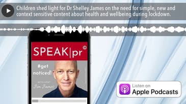 Children shed light for Dr Shelley James on the need for simple, new and context sensitive content