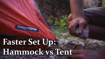What's Faster To Set Up? Hammock vs Tent