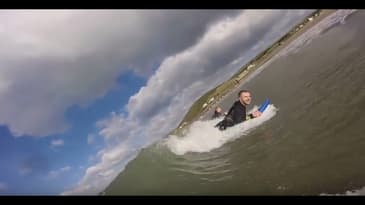 Bodyboarding in Croyde Bay With a GoPro Hero