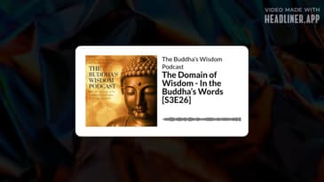 The Domain of Wisdom - In the Buddha’s Words [S3E26] | The Buddha’s Wisdom Podcast