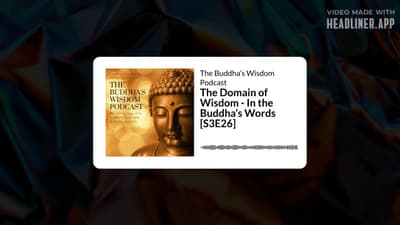 The Domain of Wisdom - In the Buddha’s Words [S3E26] | The Buddha’s Wisdom Podcast