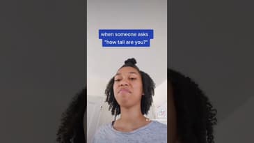 When Someone Asks A Tall Person How Tall They Are #shorts #tallgirl