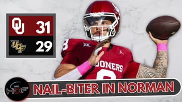 HOF College Football and the Horns Down Podcast Instant Reaction | Oklahoma Hangs on against UCF
