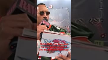 12/24/2001: The Rock read his own special version of "The Night Before Christmas.”