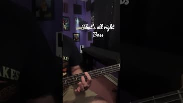That’s all right, easy bass #Shorts #EasyBassSong ￼