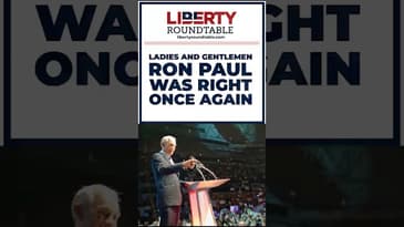 Ladies and Gentlemen - Ron Paul Was Right Once Again