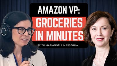 Inside Amazon's 30-Minute Grocery Strategy | Amazon VP Mariangela Marseglia