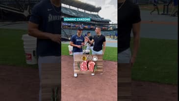 Mariners players go on WILD shopping spree in the grocery store 👀 #shorts #baseball #mlb #mariners