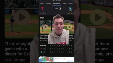 MARINERS SWEEP THE RANGERS 😤 #mlb #baseball #mariners