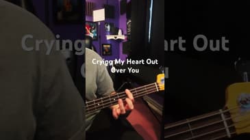 Crying My Heart Out Over You by Ricky Skaggs #shorts #easybasslines #basslessons #easymusic ￼