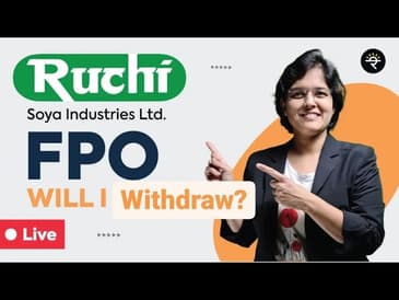 Ruchi Soya FPO | Will I Withdraw my Bid? | CA Rachana Ranade