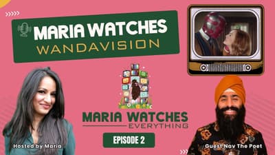 Maria Watches WandaVision
