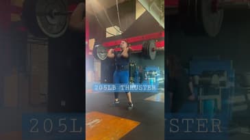 205lb thruster | Dr. Chris Garcia