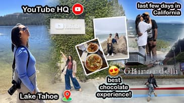 California Vlog: Exploring San Francisco City, Lake Tahoe, YouTube HQ | Indian in America | Aanam C