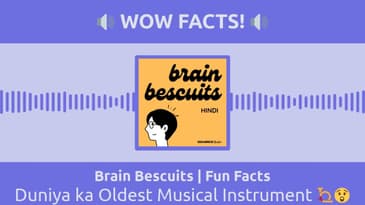 Brain Bescuits | Fun Facts - Duniya ka Oldest Musical Instrument 📯😲