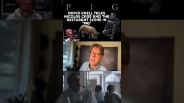 Actor David Knell talks #pig  #nicolascage #niccage  #fyp #shorts #movie #faceoff #conair #short