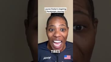 Lauren Parker's Inspiring Paralympic Journey #fyp #youtubeshorts