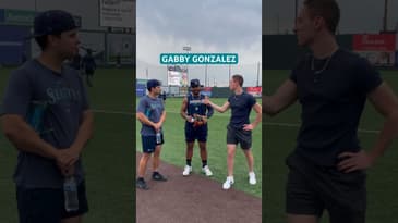 Mariners Top Prospects share their walk-up song #shorts #baseball #mlb #seattle #mariners #milb