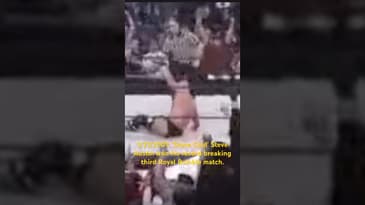 1/21/2001: Stone Cold Steve Austin won his record breaking third Royal Rumble match. #wwe #wrestling