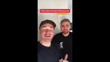 Elijah Butler shares his top 3 FREE resources for breaking into data analytics