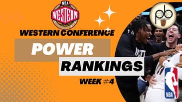 NBA Western Conference Power Rankings for week 4