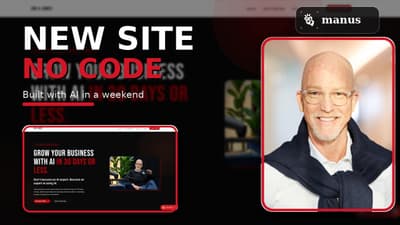 How to build a website in a weekend using Agentic AI - No Coding Needed