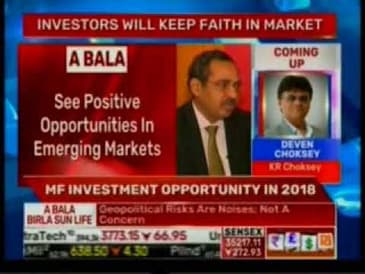 A Balasubramanian, CEO,, Aditya Birla Sun Life AMC Ltd, BTVI Dealing Room
