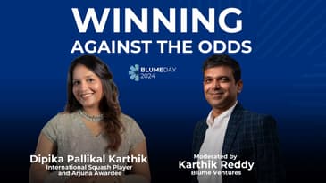 Dipika Pallikal Karthik 's Tryst With A Life Full of Sport | Blume Day | Karthik Reddy