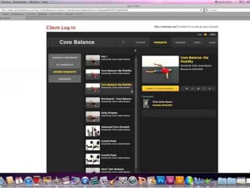 My Core Balance Online - How To Log Your Workouts