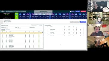 1/8/25:  Live Playoff Guillotine Draft!