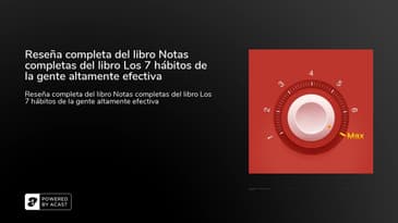 Reseña completa del libro Notas completas del libro Los 7 hábitos de la gente altamente efectiva