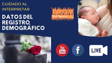 Cuidado con la interpretación de los datos del Registro Demográfico y registro recién nacidos