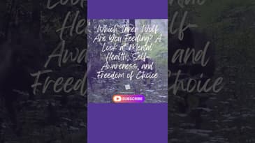 Which Inner Wolf Are You Feeding? A Look at Mental Health, Self-Awareness, and Freedom of Choice