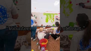 Volunteering is a work of heart.💖 🎨✨ Peru with Globe Aware