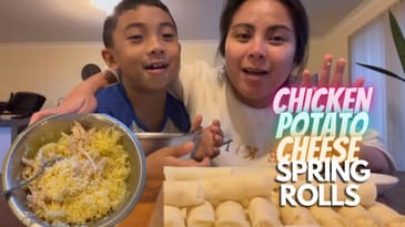 Delicious Chicken Potato Cheese Spring Rolls- A Light and Healthy Recipe for the Whole Family