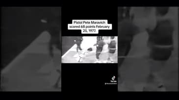 Pistol Pete Maravich scored 68 points February 25, 1977 Part 2 of 2. #basketball #nba #marchmadness