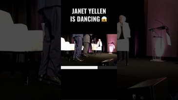 Janet Yellen is DANCING! #shorts