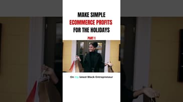 Make Money With Ecommerce Over The Holidays - Part 1     #shorts