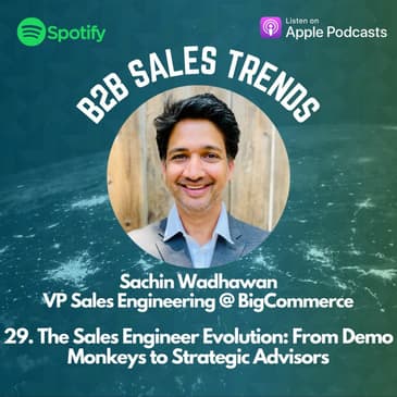 29. The Sales Engineer Evolution: From Demo Monkeys to Strategic Advisors