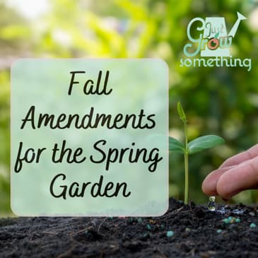 Fall Amendments for the Spring Garden - Ep. 170