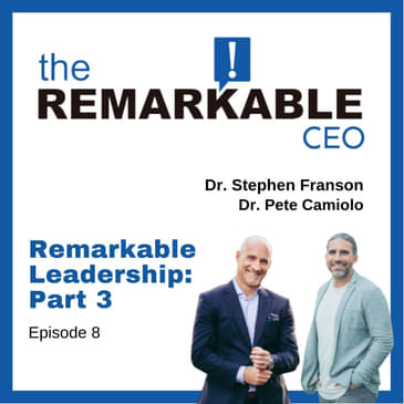 008 - Remarkable Leadership: Part Three